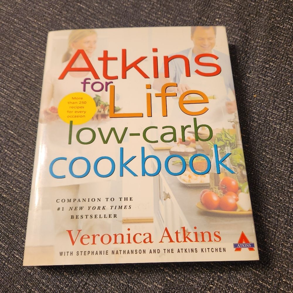 🔥 Atkins for Life Low Carb Cookbook Weight Loss Diet Guide